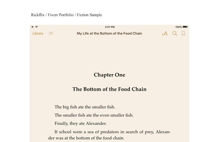 ghostwrite your novel chapter by chapter